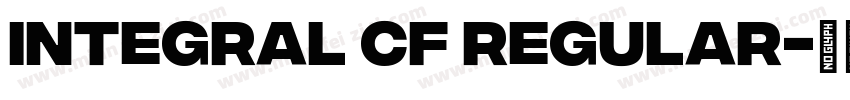 Integral CF Regular字体转换